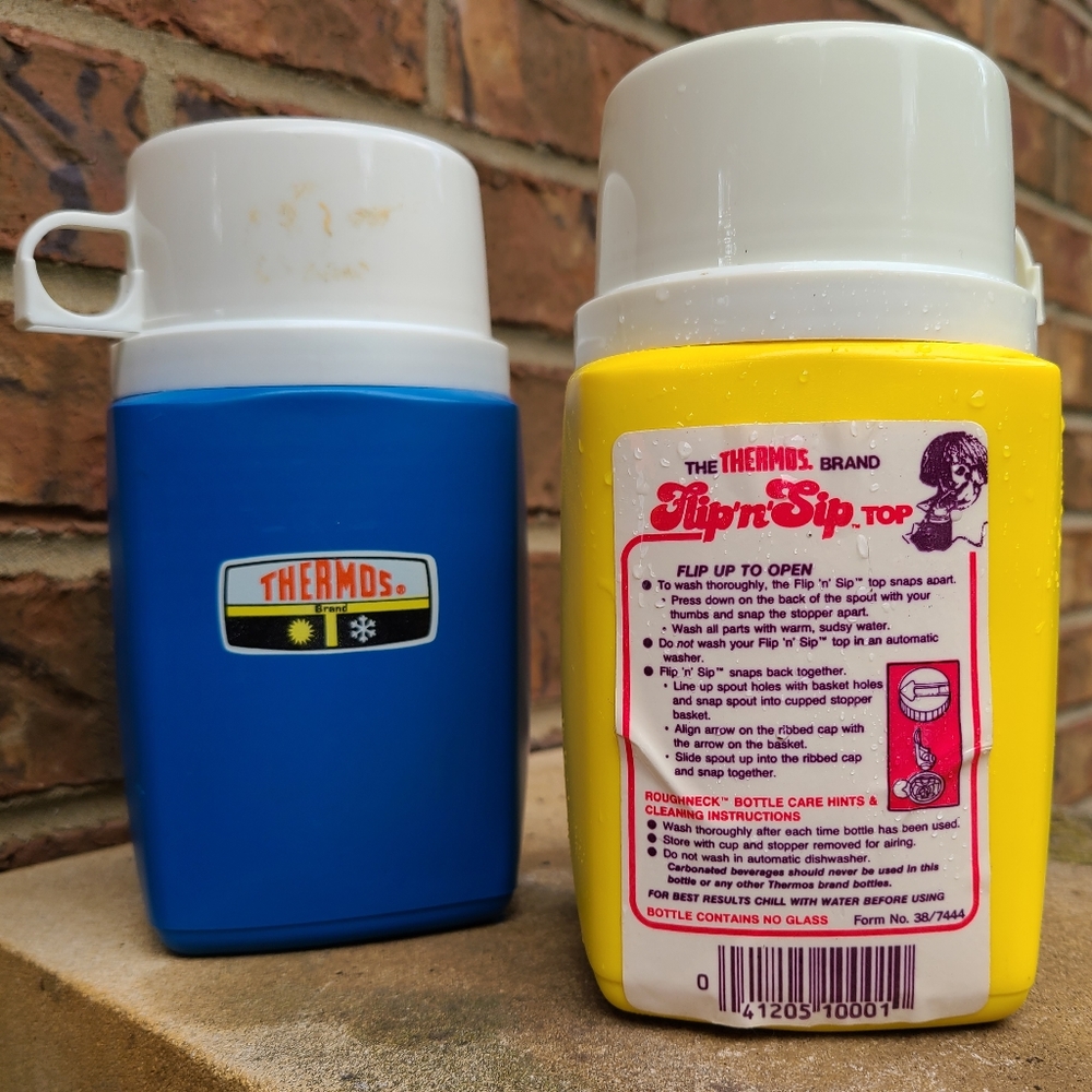 Vintage Thermos Flip & Sip